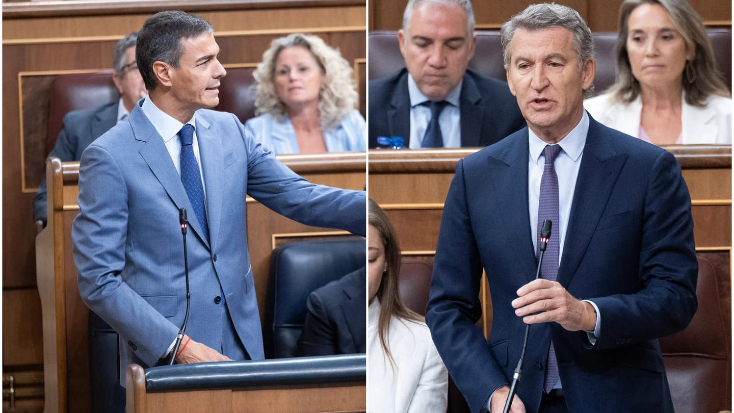 Pedro Sánchez y Alberto Núñez Feijóo Pedro Sánchez y Alberto Núñez Feijóo
