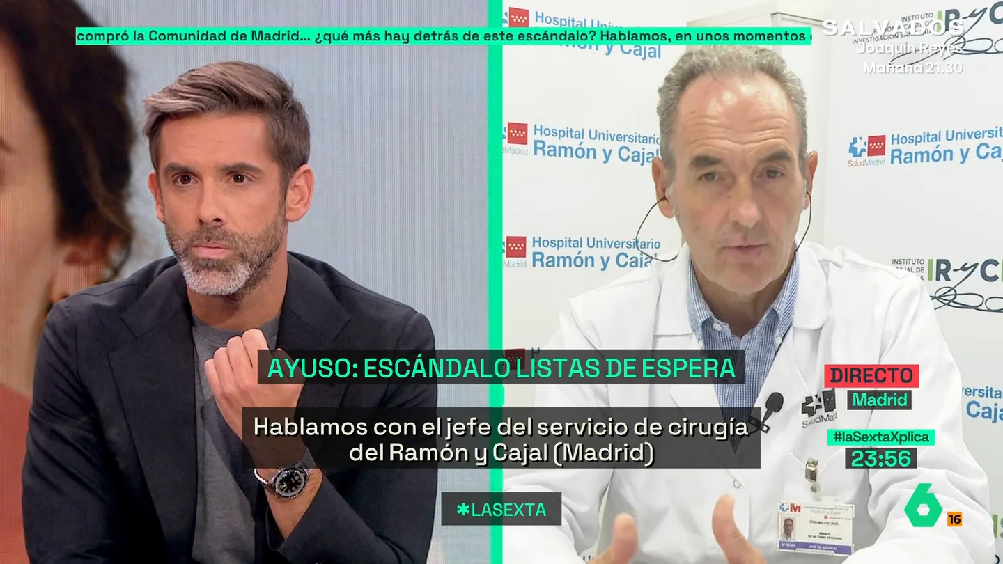 Entrevista MUY TENSA al jefe de cirugía del Ramón y Cajal Entrevista MUY TENSA al jefe de cirugía del Ramón y Cajal