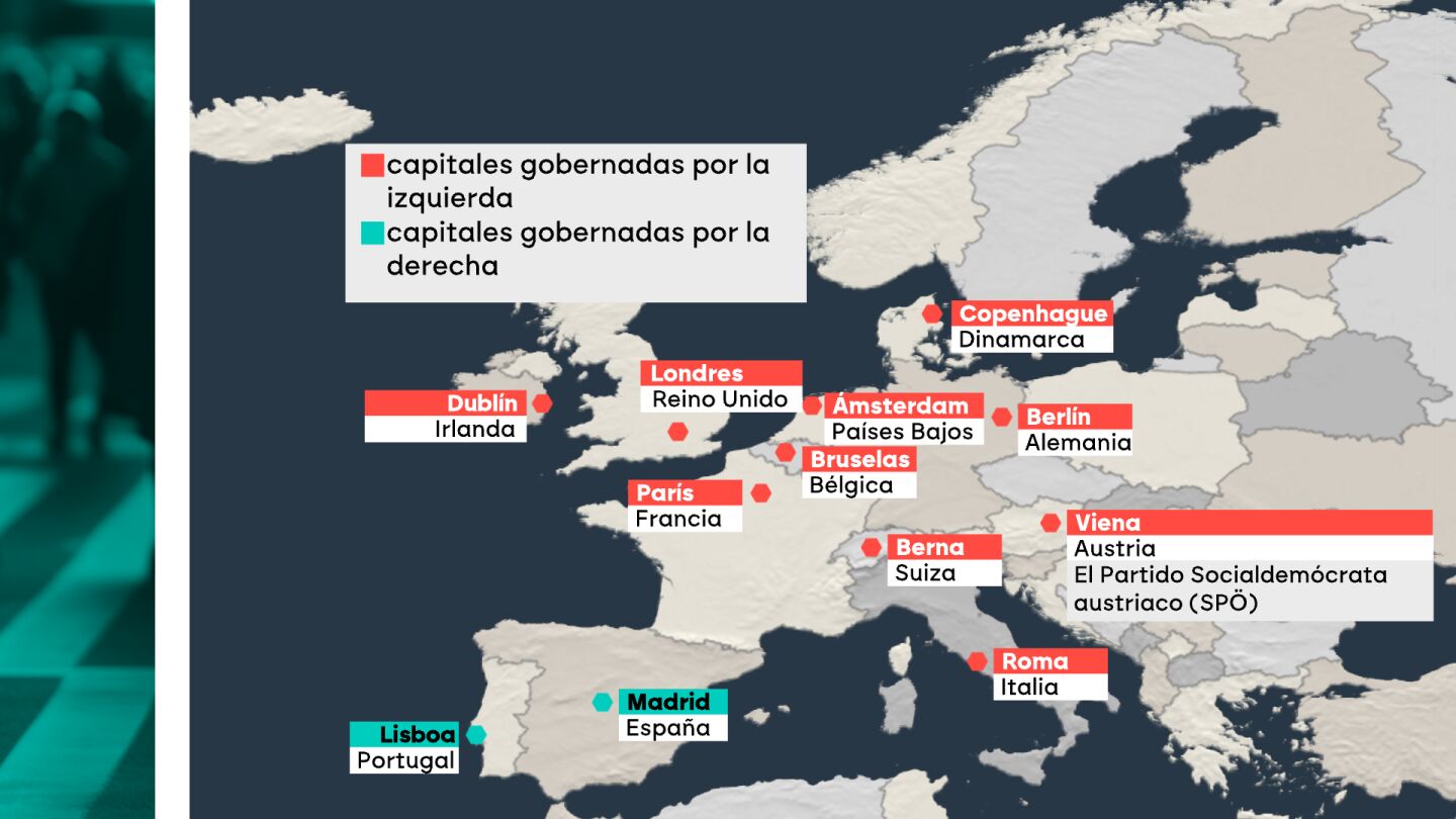 La derecha se queda en minor&iacute;a en las capitales de Europa:&nbsp;Madrid y Lisboa son sus &uacute;nicos bastiones tras la victoria de la izquierda alternativa en Berl&iacute;n