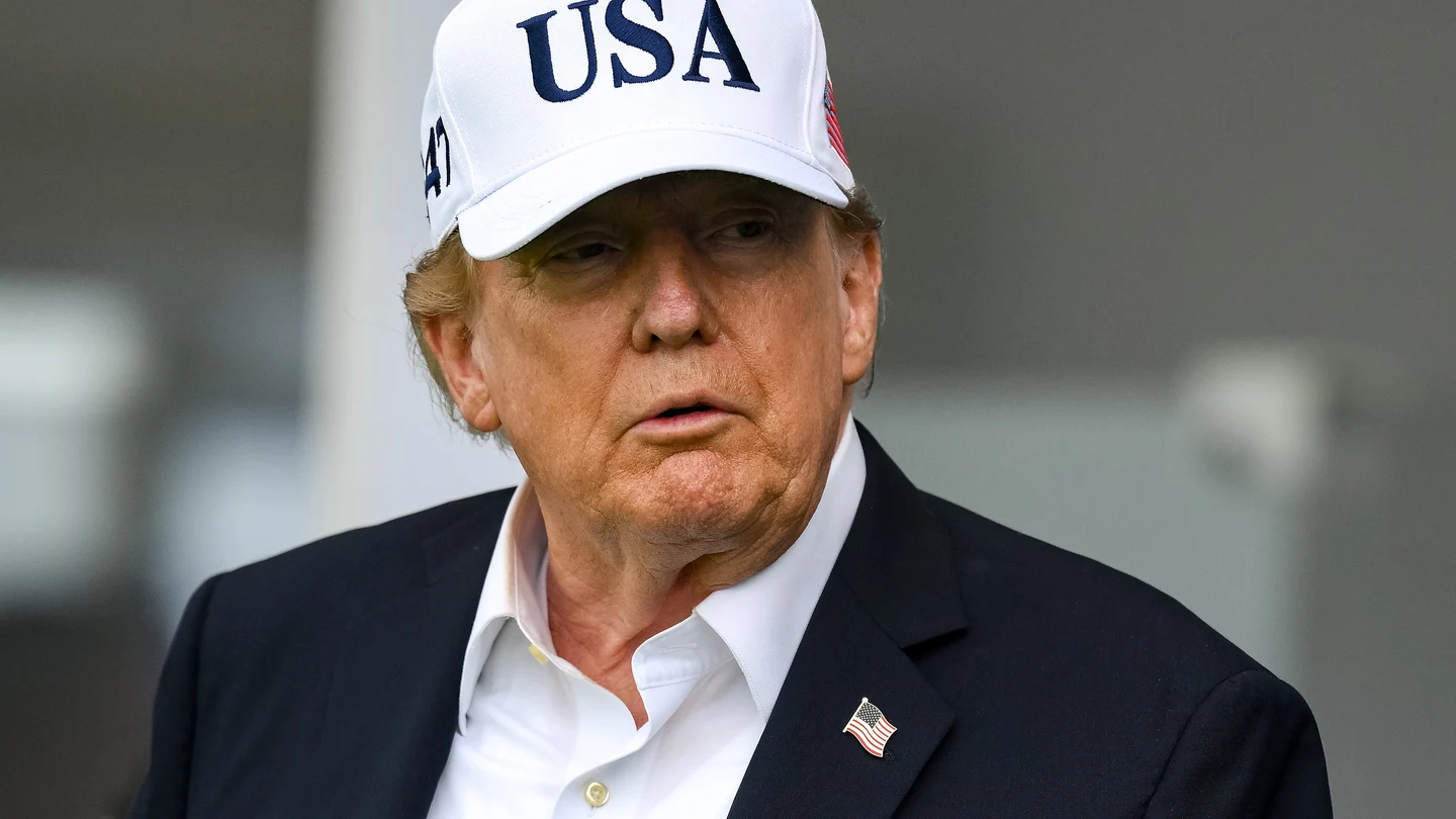 Donald Trump durante un torneo de golf Donald Trump durante un torneo de golf
