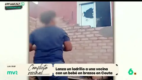 Detenido en Ceuta un joven que lanzó un ladrillo a una mujer con un bebé en brazos durante un conflicto vecinal Detenido en Ceuta un joven que lanzó un ladrillo a una mujer con un bebé en brazos durante un conflicto vecinal