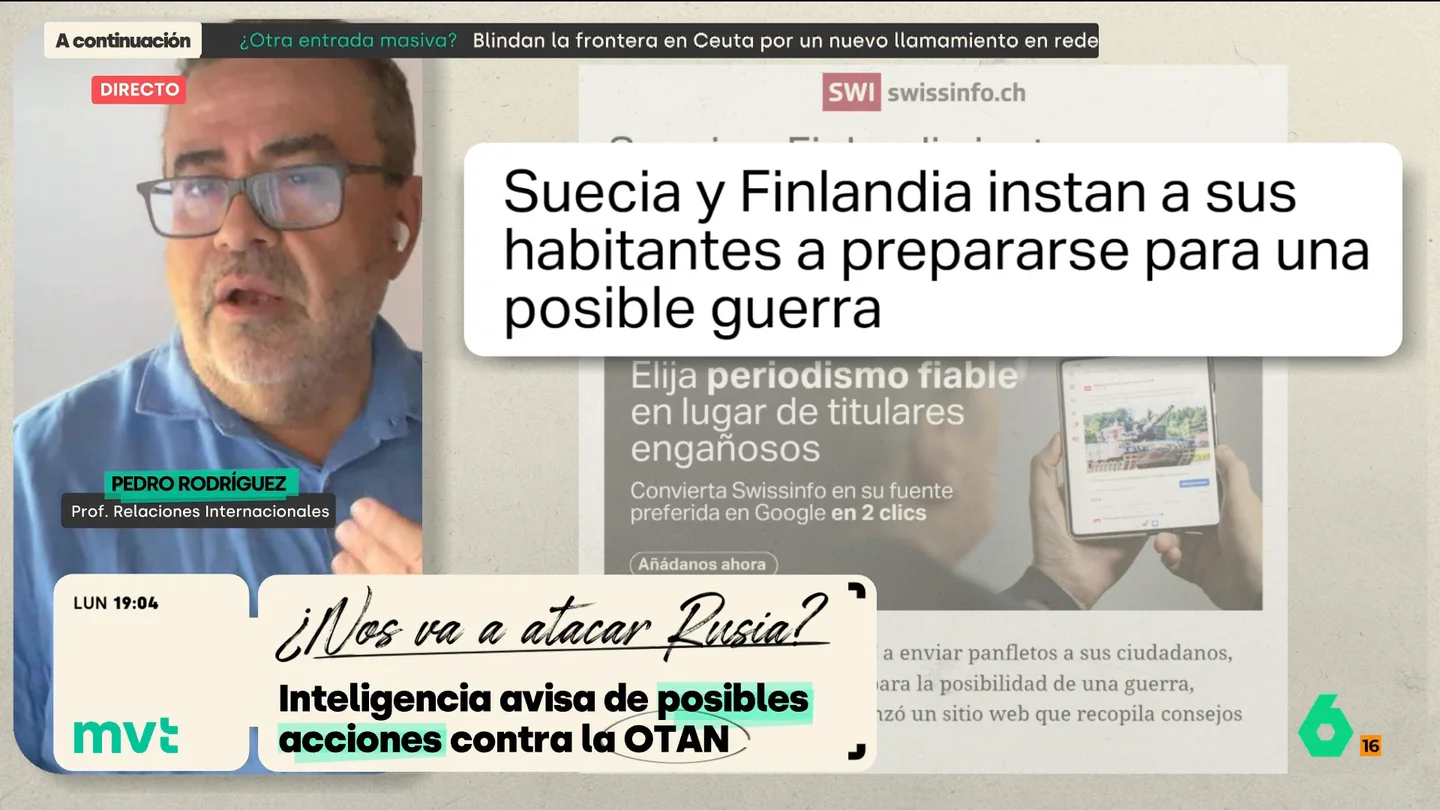 Pedro Rodríguez analiza la amenaza rusa sobre Europa: "Hay un consenso de que no es si va a haber un ataque, sino cuándo" El profesor de Relaciones Internacionales señala que la manera en que están reaccionando muchos países es una "gran lección para España". Así, pone como ejemplo a Francia y destaca los pasos tomados por Emmanuel Macron.