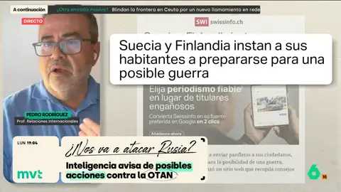 Pedro Rodríguez analiza la amenaza rusa sobre Europa: "Hay un consenso de que no es si va a haber un ataque, sino cuándo" El profesor de Relaciones Internacionales señala que la manera en que están reaccionando muchos países es una "gran lección para España". Así, pone como ejemplo a Francia y destaca los pasos tomados por Emmanuel Macron.