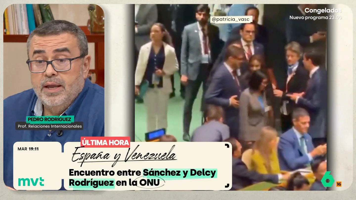La rotunda reflexión de Pedro Rodríguez sobre la ONU: "Su problema es que fue creada para defender un orden internacional que ya no existe" "Hemos visto esta tarde al presidente de Estados Unidos hablar el lenguaje del genocidio en la Asamblea General", comenta Pedro Rodríguez, que habla de un nuevo orden internacional "de un reparto a tres entre China, Estados Unidos y Rusia".