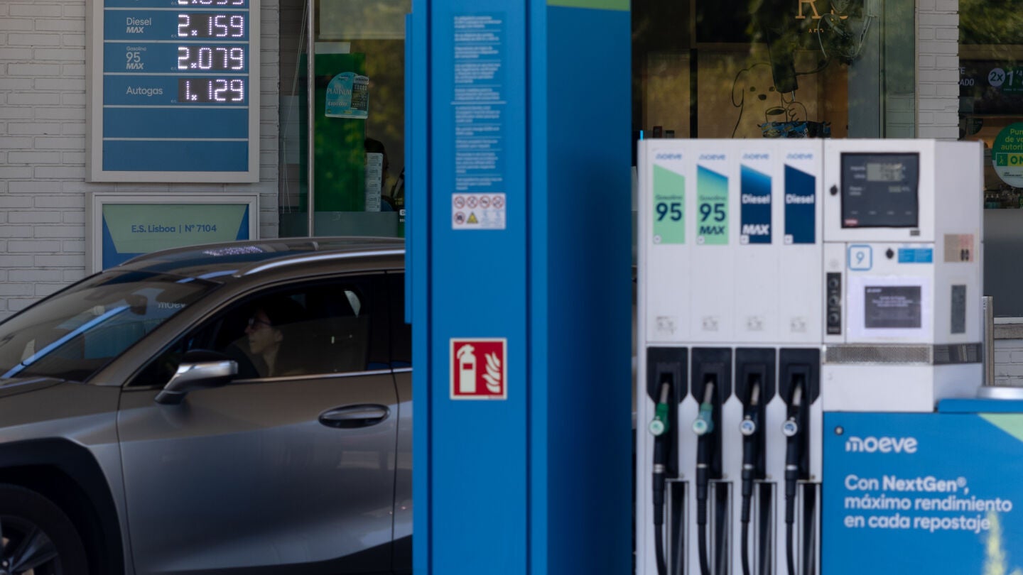 Una gasolinera en Madrid
