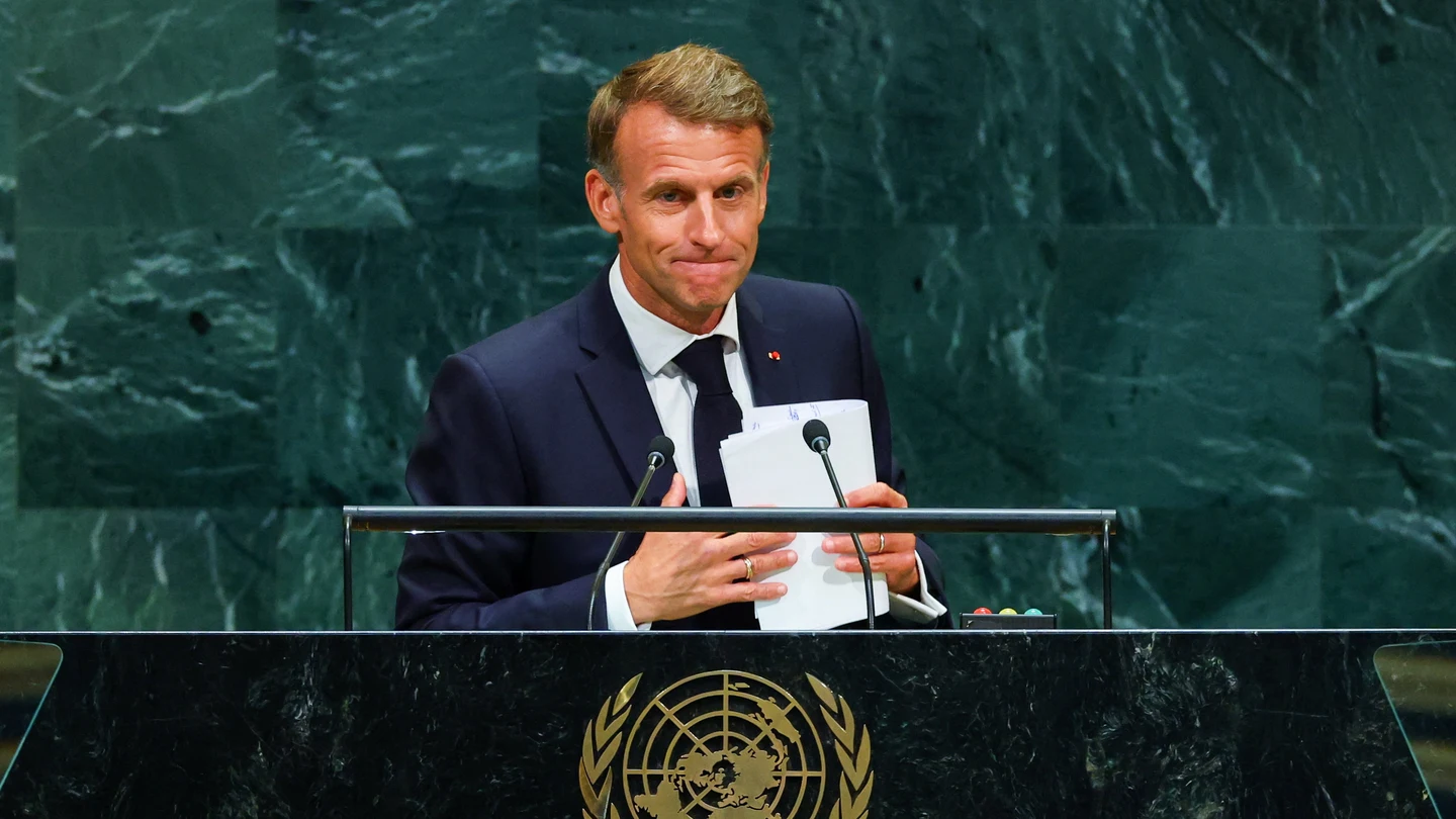 Emmanuel Macron en la ONU Emmanuel Macron en la ONU