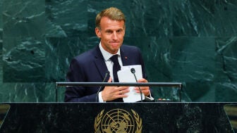 Emmanuel Macron en la ONU