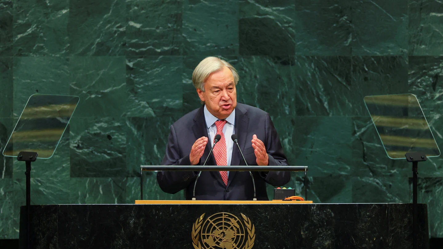 El secretario general de las Naciones Unidas, Antonio Guterres El secretario general de las Naciones Unidas, Antonio Guterres