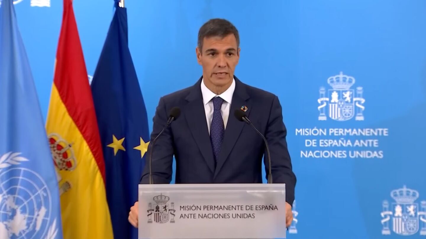 Pedro S&aacute;nchez en la Representaci&oacute;n Permanente de Espa&ntilde;a ante la ONU