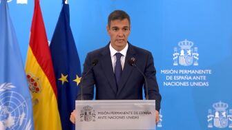 Pedro S&aacute;nchez en la Representaci&oacute;n Permanente de Espa&ntilde;a ante la ONU