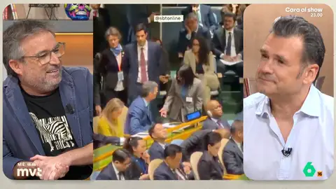 Jordi Évole, rotundo: "El saludo de Sánchez es más noticia que el hecho de que Trump esté permitiéndole una segunda vida al chavismo" Jordi Évole asegura que es "acojonante" que la prensa de derechas destaque el saludo de Pedro Sánchez y Delcy Rodríguez y les recuerda que "el aliado máximo de Delcy Rodríguez se llama Donald Trump".