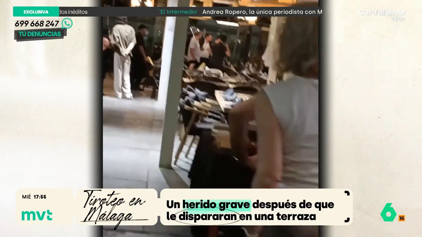 Disparan a un hombre en la cara en un restaurante de Málaga: se sospecha que es un ajuste de cuentas de las mafias turcas Un hombre turco de 47 años, vinculado con el Fenerbahçe, recibía dos disparos, uno de ellos en la cara, mientras cenaba en una terraza de Málaga. Se sospecha que podría tratarse de un ajuste de cuentas que podría tener que ver con las mafias turcas.
