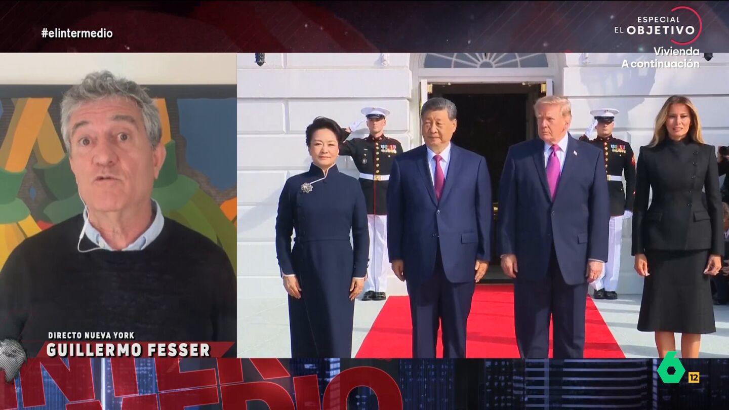 El l&iacute;der chino se encuentra en EEUU y el presidente estadounidense lo ha recibido a pie de escalerilla con flores, una alfombra roja y un gran despliegue militar, algo que no se produc&iacute;a desde 1962.