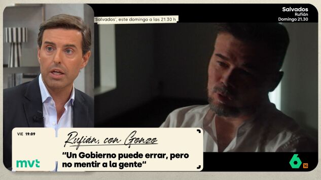 Pablo Montesinos analiza las palabras de Gabriel Rufi&aacute;n en Salvados donde asegura a Gonzo que el Gobierno est&aacute; "mintiendo" sobre el papel de Marruecos. El periodista asegura que la cr&iacute;tica del diputado de ERC es "coherente y razonable".