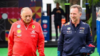 Fred Vasseur y Christian Horner