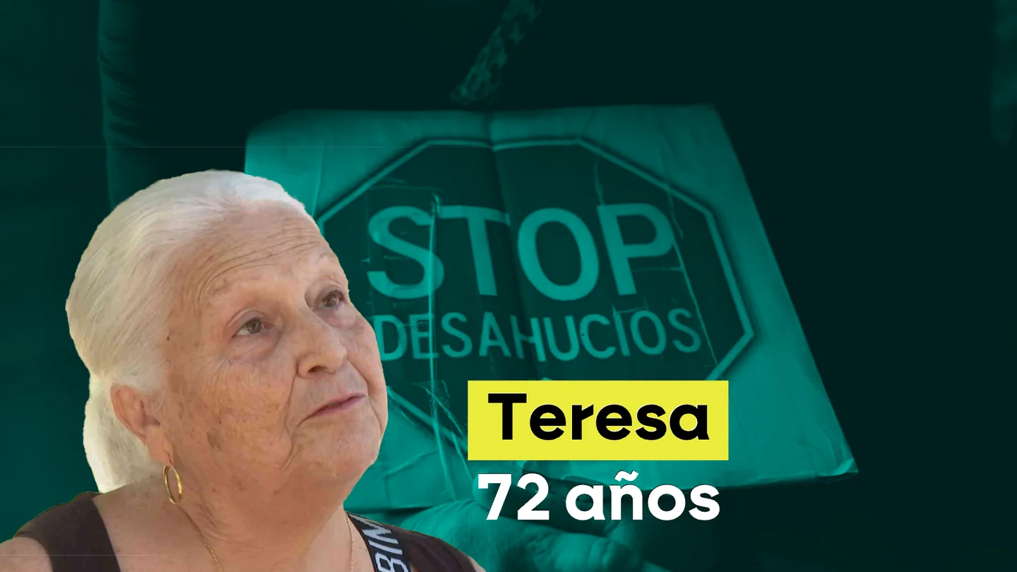 Teresa, afectada por los desahucios Teresa, afectada por los desahucios