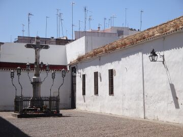 Cristo de los Faroles en la Plaza de los Capuchinos