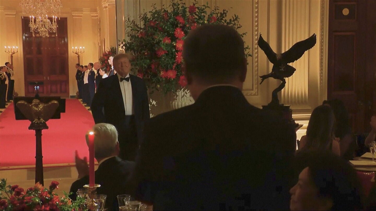 An&eacute;cdotas de la cena de Trump y Xi