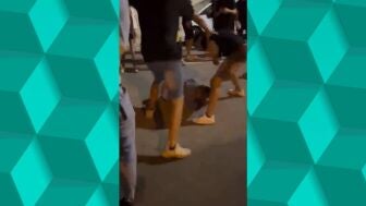 Imagen de la agresi&oacute;n al joven magreb&iacute; en Tavernes de la Valldigna (Valencia) difundida en redes.