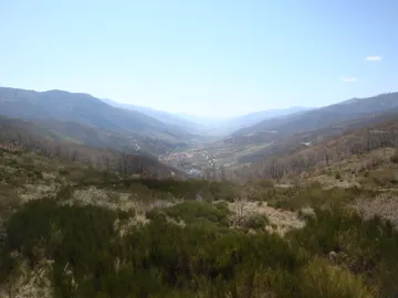 Panorámica del Valle del Jerte Panorámica del Valle del Jerte