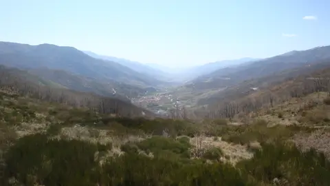 Panorámica del Valle del Jerte Panorámica del Valle del Jerte