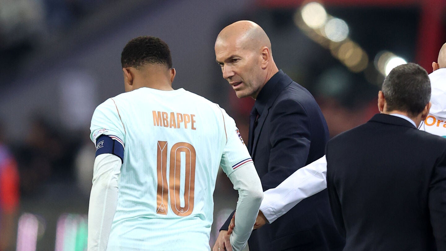 Mbapp&eacute; y Zidane