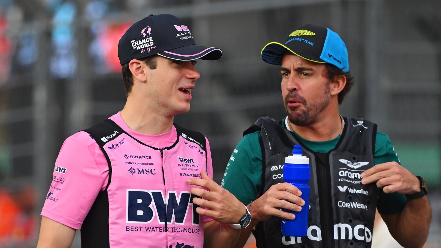 Franco Colapinto y Fernando Alonso