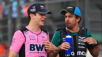 Franco Colapinto y Fernando Alonso