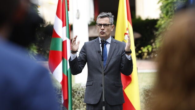 El ministro de la Presidencia, Justicia y Relaciones con las Cortes, F&eacute;lix Bola&ntilde;os