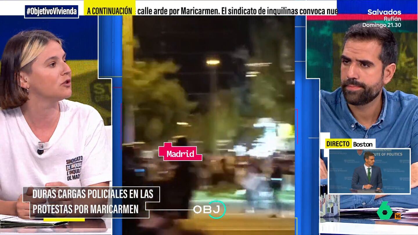 Valeria Racu (Sindicato de Inquilinas), sobre el desahucio de Maricarmen: "No va de si es legal o no, sino si es leg&iacute;timo"