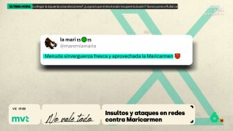En las redes sociales se reproducen los mensajes de odio contra Maricarmen, a la que dedican todo tipo de insultos, teor&iacute;as conspiranoicas y bulos. La realidad es mucho m&aacute;s sencilla: Maricarmen es la voz de muchos que gritan por sus derechos.