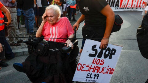 Juana, otra anciana a la que quieren desahuciar el 19 de octubre en Madrid