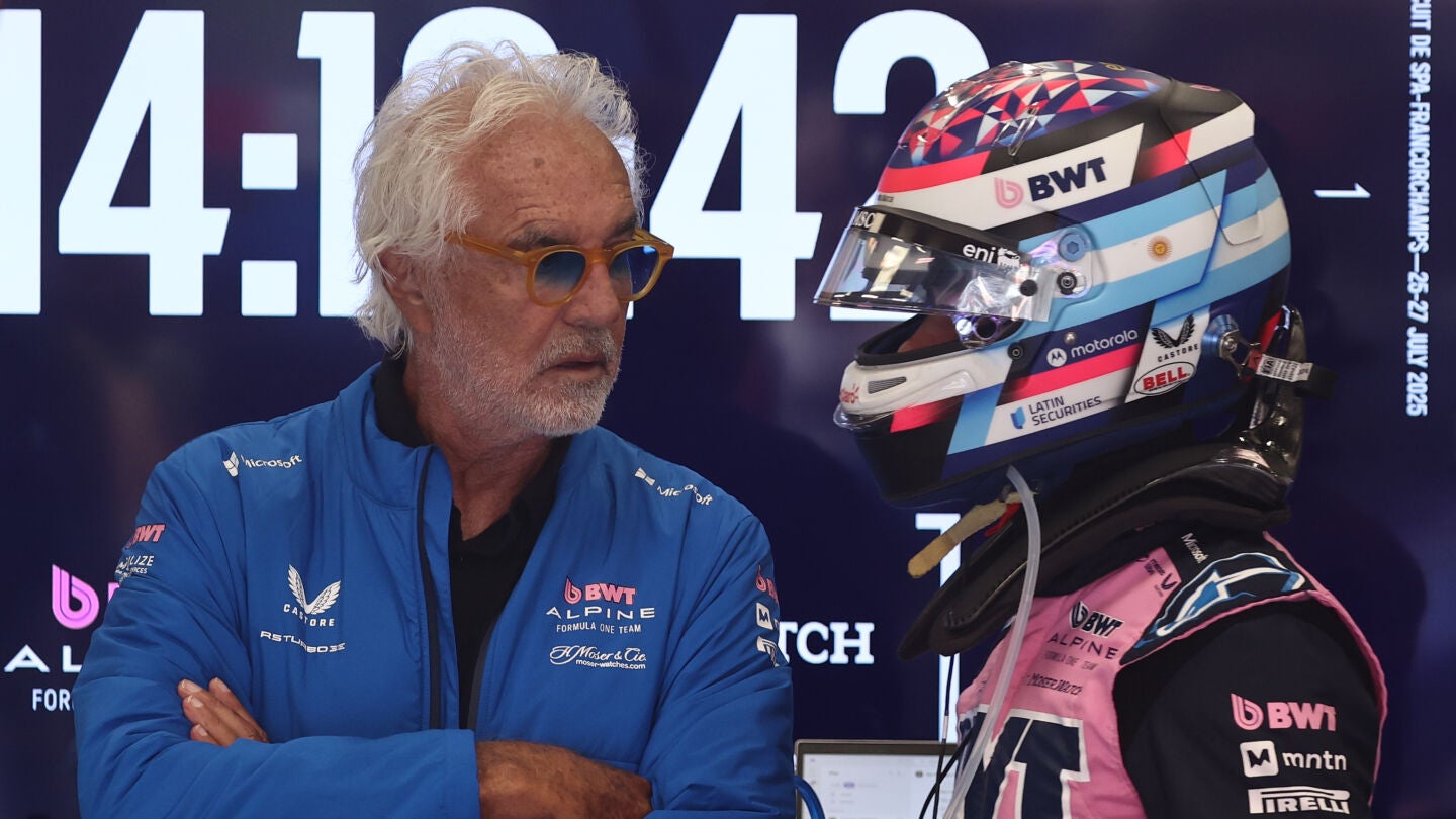 Flavio Briatore y Franco Colapinto
