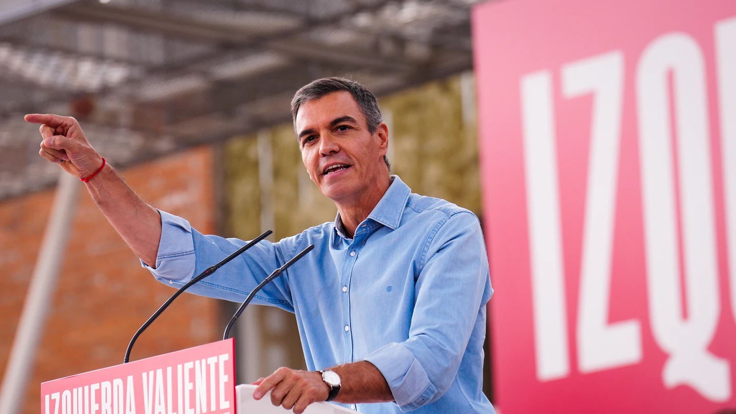 El presidente del Gobierno, Pedro Sánchez, participa en el acto de presentación de candidaturas del PSOE de Madrid para las elecciones municipales y autonómicas El presidente del Gobierno, Pedro Sánchez, participa en el acto de presentación de candidaturas del PSOE de Madrid para las elecciones municipales y autonómicas
