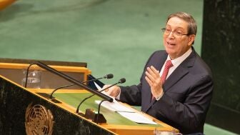 El ministro de Relaciones Exteriores de Cuba, Bruno Rodr&iacute;guez