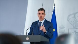 El presidente del Gobierno, Pedro S&aacute;nchez, durante una rueda de prensa posterior al Consejo de Ministros.