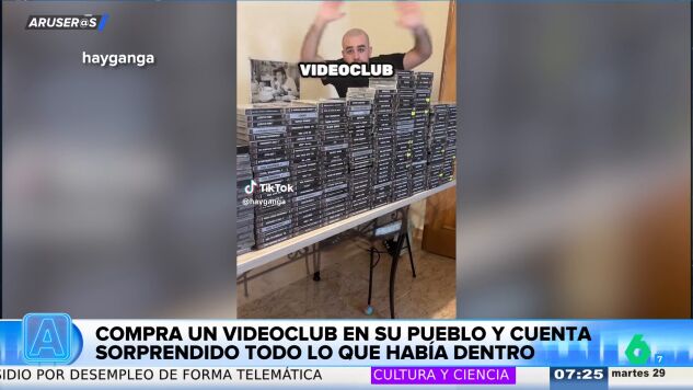 Un joven recuperar parte de la historia de su propio pueblo al comprar un videoclub cerrado desde hace 15 a&ntilde;os