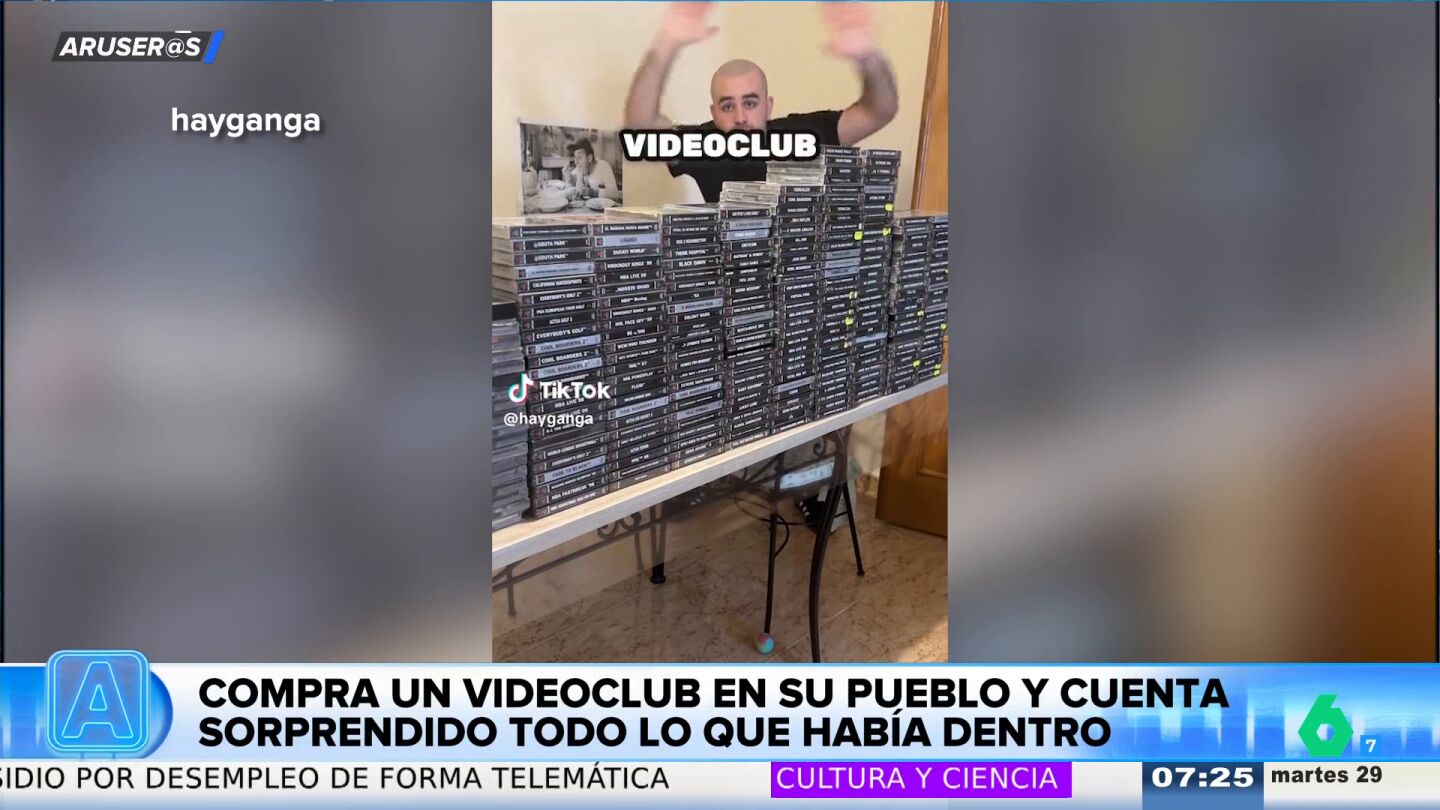 Un joven recuperar parte de la historia de su propio pueblo al comprar un videoclub cerrado desde hace 15 a&ntilde;os