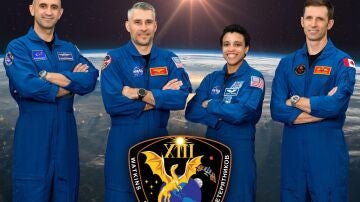 Integrantes de la misi&oacute;n espacial Crew-13
