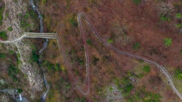 Escalera de Vradeto en Zagori en Grecia