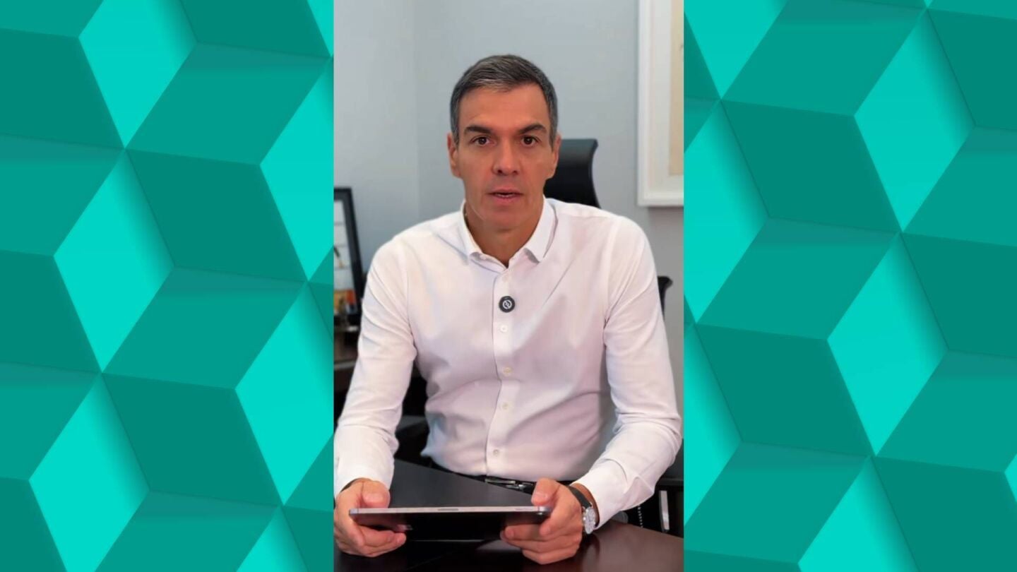 El presidente del Gobierno, Pedro S&aacute;nchez, en un v&iacute;deo colgado en su cuenta de Instagram
