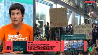 El Sindicato de Inquilinas defiende que la acampada es "pacifista": "Es ejemplar c&oacute;mo hemos gestionado cada problema que ha tra&iacute;do la ultraderecha"