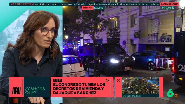 M&oacute;nica Garc&iacute;a expresa su "profunda tristeza" tras la ca&iacute;da de los decretos de vivienda y defiende que desde M&aacute;s Madrid ya se estaba planteando el debate sobre la vivienda y cay&oacute; "en el saco rato del modelo hegem&oacute;nico".