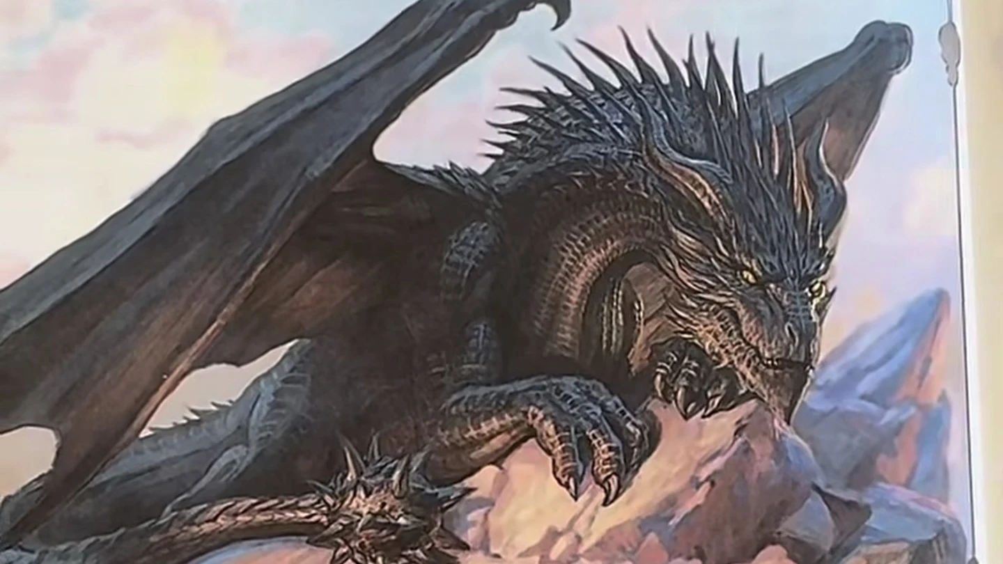 Uno de los dragones de 'El día de la Trilla' Uno de los dragones de 'El día de la Trilla'