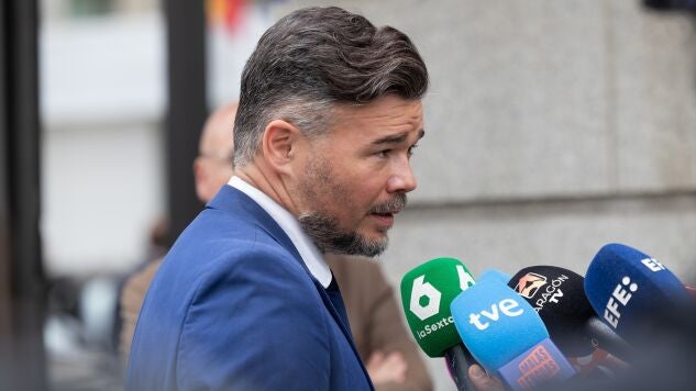El portavoz de ERC en el Congreso, Gabriel Rufi&aacute;n. 