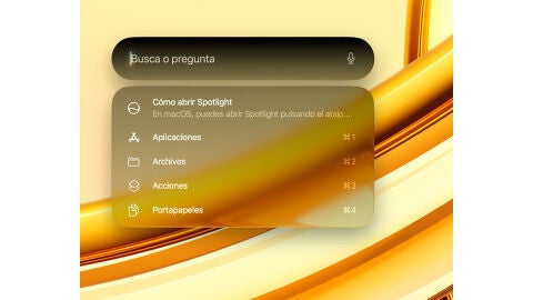 Nuevo Spotlight de MacOS 
