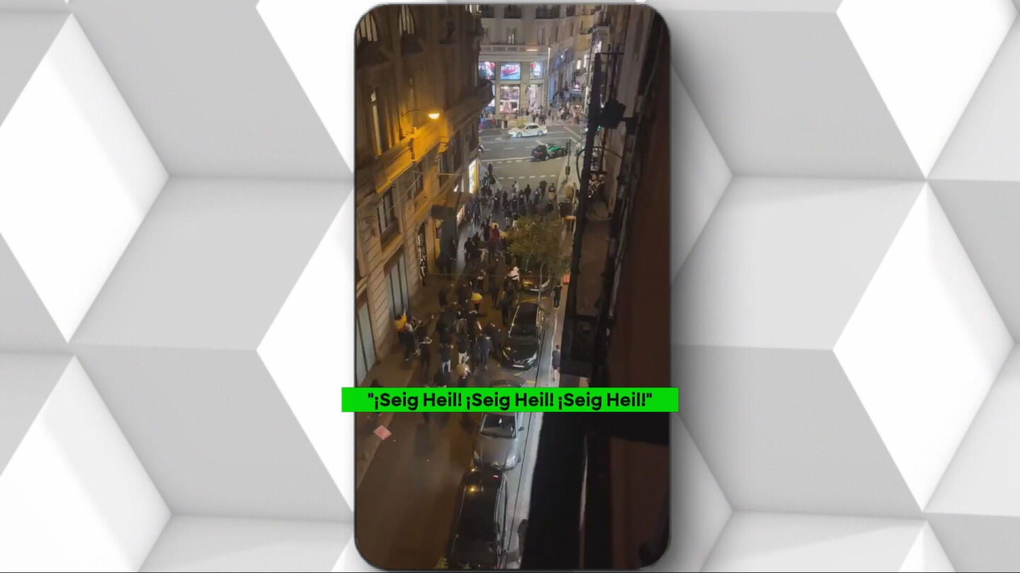 Expresiones nazis de victoria y enfrentamientos: as&iacute; marcharon los ultras hasta Sol tras la protesta por la vivienda