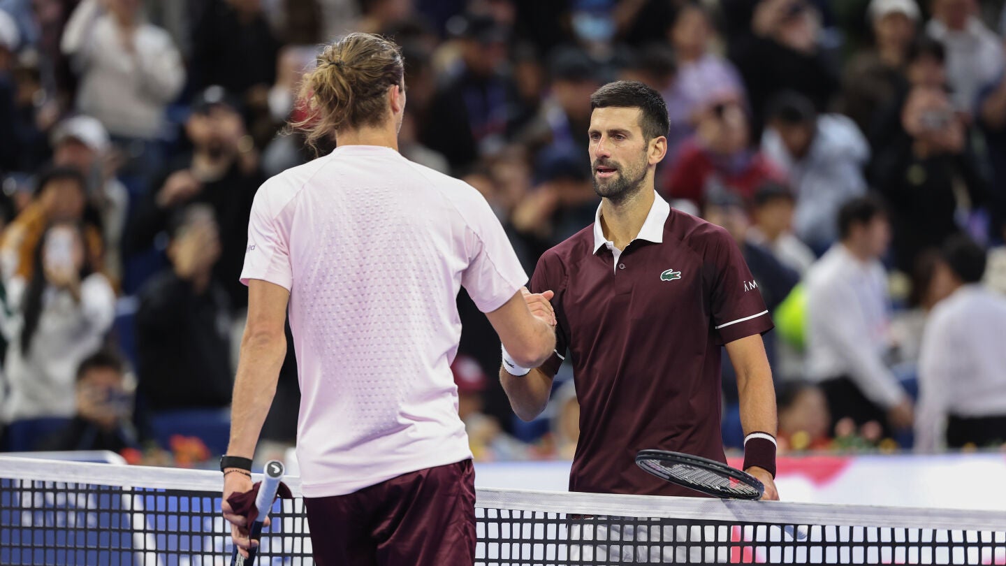 Novak Djokovic y Alexander Zverev