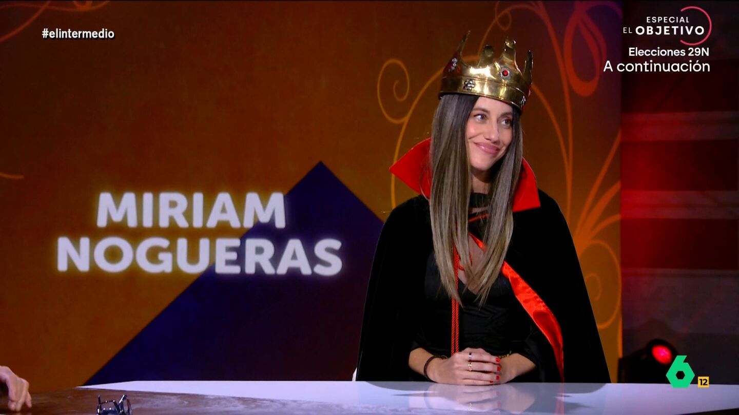 'Miriam Nogueras' responde a Wyoming sobre d&oacute;nde ir&aacute; Puigdemont cuando vuelva a Espa&ntilde;a: "A casa de Maricarmen..."
