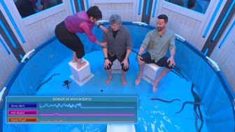"&iexcl;Esto muerde!": el susto de Silvia Abril, Miki Nadal y Pablo Puyol con las angulas en Congelados